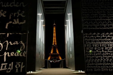 The Eiffel Tower from the Champ de Mars in Paris, France. Copyright of skinnydiver on Flickr.