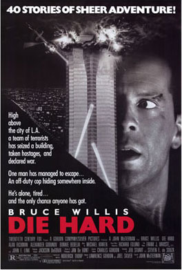 Original movie poster of Die Hard (1988). Copyright of Nick Slide on Flickr.