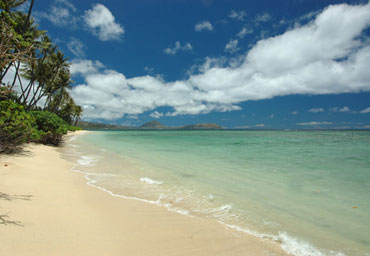 An enchanting beach in Hawaii.
