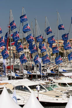 Luxury yachts from a variety of nations were on display at the International Cannes Boat & Yacht Show of 2008. Photo copyright of Ilya's Photography.