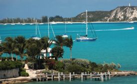 Ships set sail in The Bahamas.