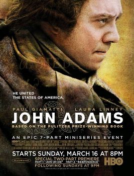 Poster for the HBO miniseries John Adams (2008) (TV).
