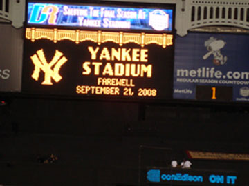 Farewell, Yankee Stadium. Thanks for the memories.