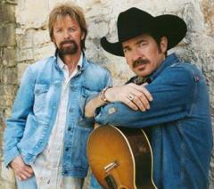 Brooks and Dunn, a popular country-music duo, are set to play at the Les Schwab Amphitheater on August 6, 2008.