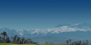 Beautiful of the mountain range near Marrakech.