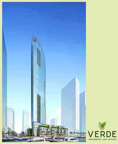Verde Residences and Offices, a green luxury building in Dubai.